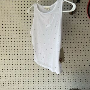 White Sleeveless Top